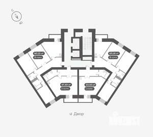 3-к квартира, вторичка, 90м2, 9/16 этаж