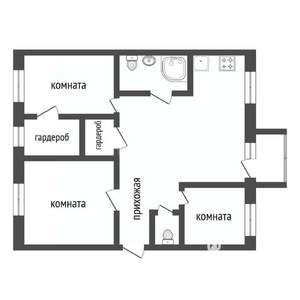 4-к квартира, вторичка, 143м2, 3/8 этаж