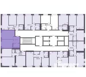 2-к квартира, строящийся дом, 47м2, 7/17 этаж