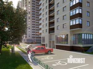 1-к квартира, строящийся дом, 49м2, 21/25 этаж