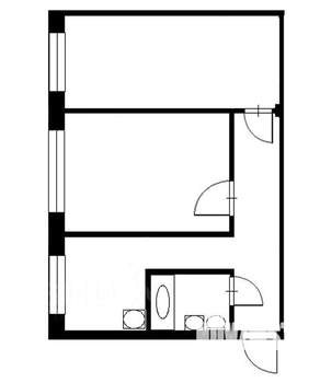 1-к квартира, вторичка, 34м2, 3/5 этаж