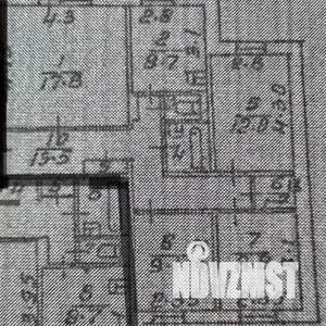 4-к квартира, вторичка, 77м2, 4/9 этаж