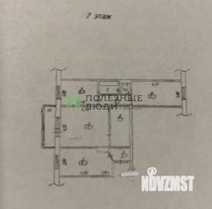 3-к квартира, вторичка, 66м2, 7/10 этаж