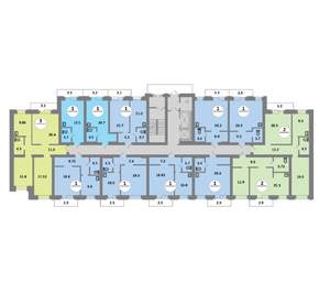 1-к квартира, строящийся дом, 35м2, 13/14 этаж