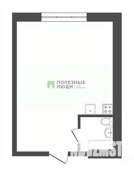 Студия квартира, вторичка, 12м2, 9/9 этаж