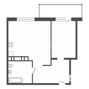 2-к квартира, вторичка, 34м2, 5/19 этаж