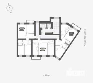 2-к квартира, вторичка, 69м2, 4/15 этаж