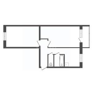 2-к квартира, вторичка, 48м2, 5/5 этаж