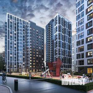 2-к квартира, строящийся дом, 55м2, 10/24 этаж