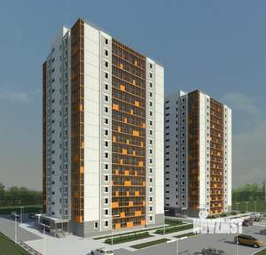 3-к квартира, строящийся дом, 82м2, 1/17 этаж