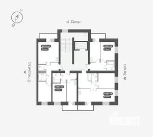 2-к квартира, вторичка, 53м2, 7/16 этаж
