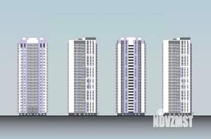 2-к квартира, строящийся дом, 61м2, 12/25 этаж