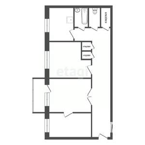 3-к квартира, вторичка, 75м2, 3/5 этаж