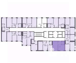 2-к квартира, вторичка, 45м2, 17/17 этаж