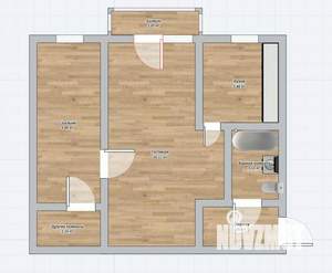 2-к квартира, вторичка, 45м2, 4/5 этаж