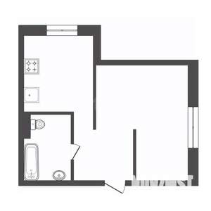 1-к квартира, вторичка, 41м2, 1/10 этаж