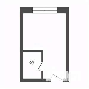 Студия квартира, вторичка, 14м2, 3/5 этаж