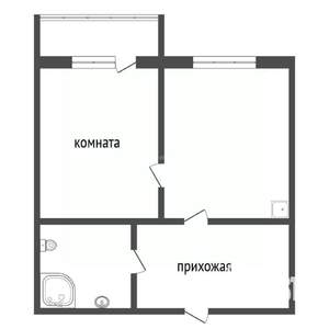 2-к квартира, вторичка, 40м2, 1/19 этаж