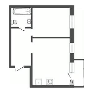 2-к квартира, вторичка, 50м2, 5/9 этаж