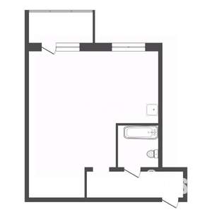 1-к квартира, вторичка, 32м2, 5/5 этаж