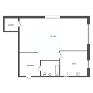 1-к квартира, вторичка, 31м2, 1/5 этаж