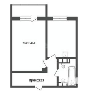 1-к квартира, вторичка, 37м2, 11/24 этаж
