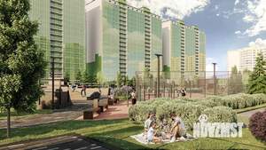 2-к квартира, строящийся дом, 67м2, 7/19 этаж