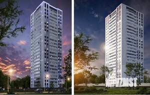 2-к квартира, вторичка, 46м2, 9/25 этаж