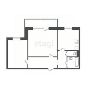 2-к квартира, вторичка, 53м2, 5/10 этаж