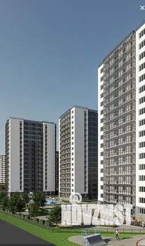 1-к квартира, строящийся дом, 42м2, 14/17 этаж