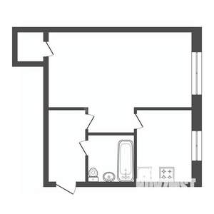 1-к квартира, вторичка, 33м2, 5/5 этаж