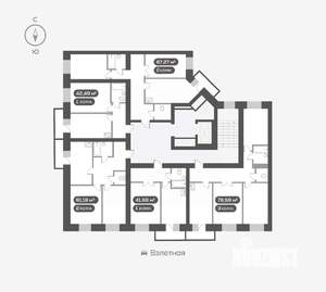 2-к квартира, вторичка, 61м2, 8/16 этаж