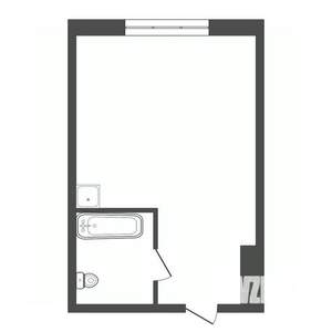 Студия квартира, вторичка, 17м2, 4/5 этаж