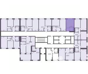 1-к квартира, вторичка, 23м2, 4/17 этаж
