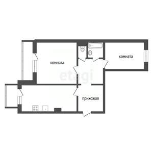 2-к квартира, вторичка, 67м2, 10/16 этаж
