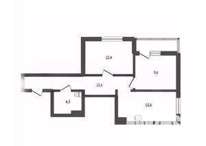 2-к квартира, вторичка, 45м2, 20/24 этаж