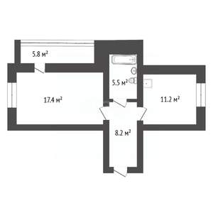 1-к квартира, вторичка, 45м2, 10/18 этаж