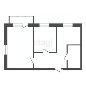 2-к квартира, вторичка, 44м2, 3/5 этаж