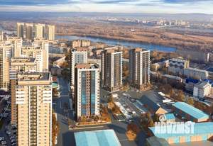 2-к квартира, строящийся дом, 55м2, 16/19 этаж