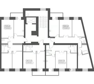 3-к квартира, вторичка, 80м2, 4/16 этаж