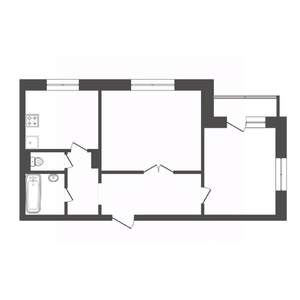 2-к квартира, вторичка, 53м2, 5/10 этаж
