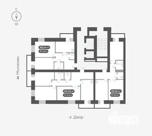 3-к квартира, вторичка, 86м2, 4/16 этаж