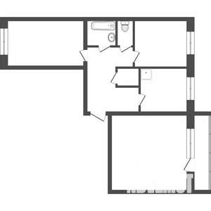 3-к квартира, вторичка, 63м2, 9/9 этаж