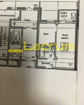 1-к квартира, вторичка, 31м2, 8/19 этаж