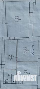 2-к квартира, вторичка, 61м2, 1/9 этаж