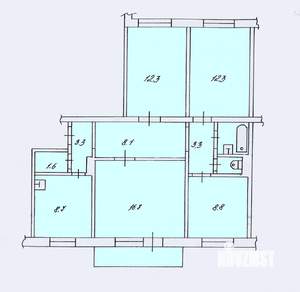 4-к квартира, вторичка, 78м2, 3/10 этаж