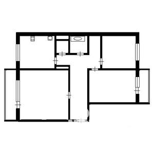 3-к квартира, вторичка, 76м2, 8/10 этаж