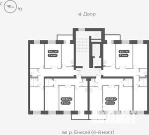 3-к квартира, вторичка, 83м2, 7/13 этаж