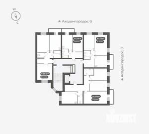 2-к квартира, вторичка, 59м2, 7/14 этаж