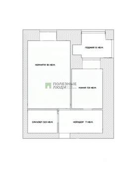 1-к квартира, вторичка, 36м2, 7/14 этаж